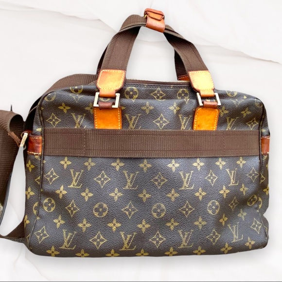 Louis Vuitton Sac Bosphore Crossbody Tote Business Travel Bag Authentic - Picture 2 of 16